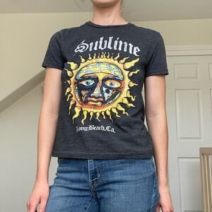 Sublime dark gray graphic tee